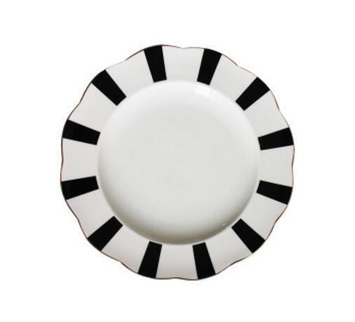 Erica Bayeux Black And White Polka Dot Retro Bone China Phnom Penh European Coffee Cup Afternoon Tea Tea Set