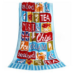 Drop Shipping Flamingo Ice Cream Printed Large Men Women Summer Beach Towels Microfiber Bath Towel Camping Yoga Towels Bathroom