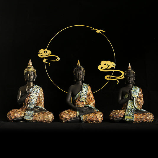 Statue de bouddha Zen, petits ornements, décoration de voiture et de maison