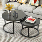 Coffee Table Living Room Creative Round Suit Wrought Iron Tea Table