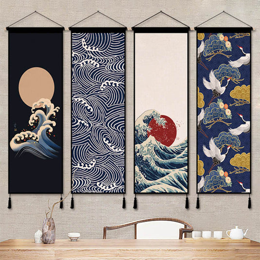 Living room background wall tapestry