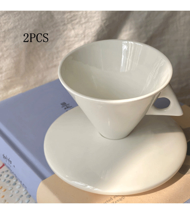Pure White Creative Simple Ceramic Bone China