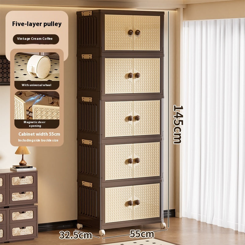 Storage Cabinet Storage Cabinet Foldable Household