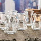 6 Pieces Turkish Tea Glass Cup Set 125ml - Grand Goldman