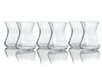 6 Pieces Turkish Tea Glass Cup Set 125ml - Grand Goldman