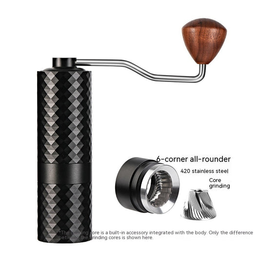 Manual Grinding Machine Diamond Coffee Bean Grinder