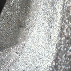 Wedding Dress Silver Bronzing Sequin Fabric