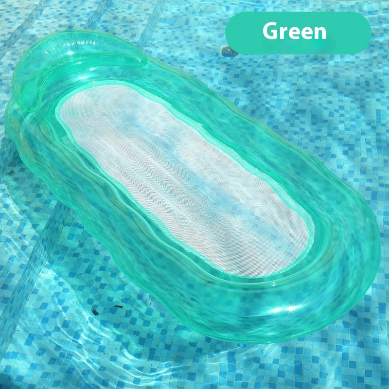 Water Foldable Transparent Wave Recliner Floating Bed