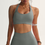 Machine Bag Halter Backless Bra