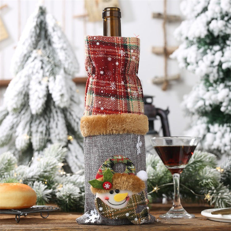 Burlap Wine Bottle Set Red Wine Champagne Bottle