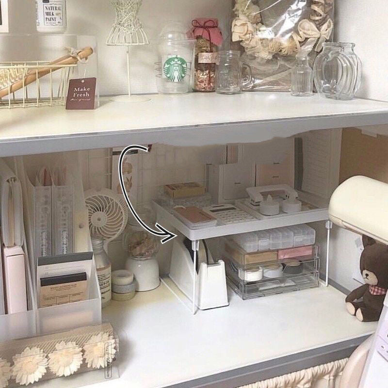 Multifunktionelt kontor hjem skrivebord opbevaringsstativ