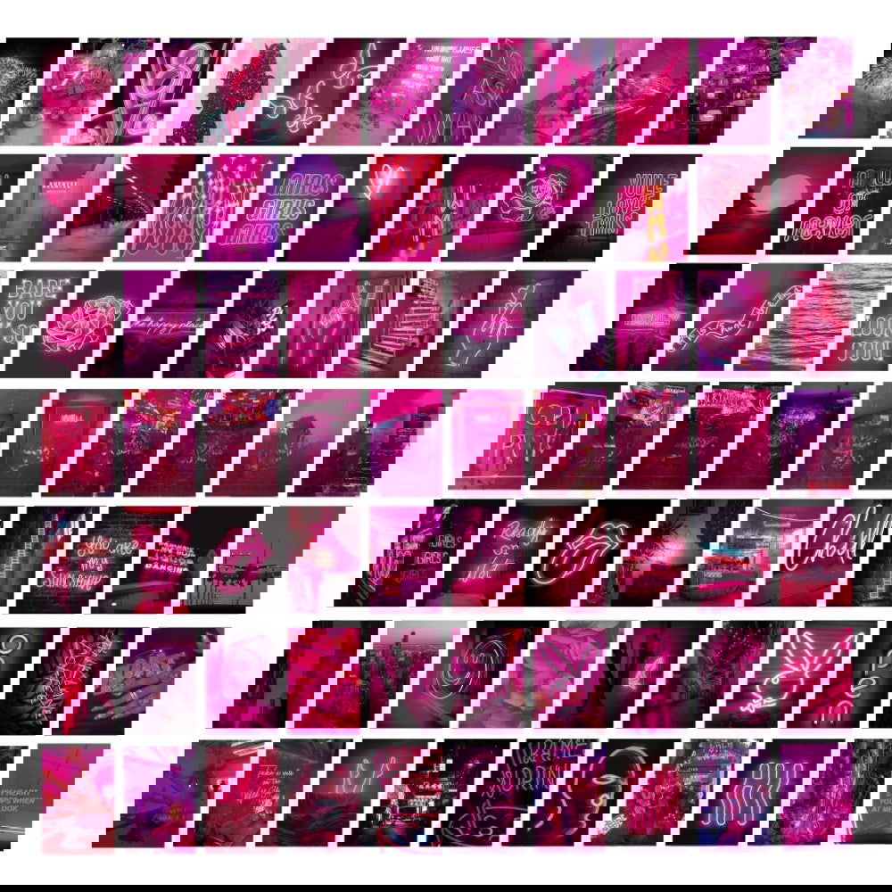 70 Mini Posters Pack 10x15cm Each Mood Postcard Travel & Escape Poster Decoration Painting Sheets for Home Lining Room Kitchen Bathroom - Grand Goldman