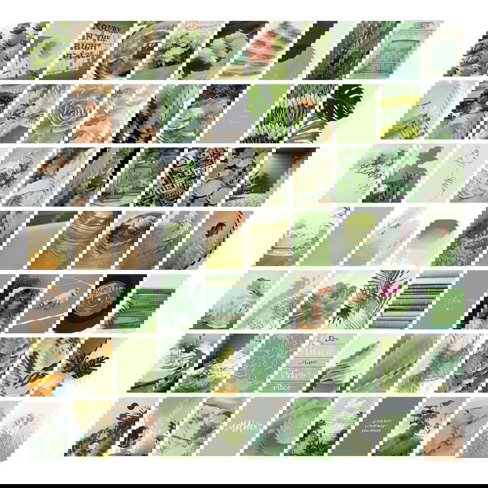 70 Mini Posters Pack 10x15cm Each Mood Postcard Travel & Escape Poster Decoration Painting Sheets for Home Lining Room Kitchen Bathroom - Grand Goldman