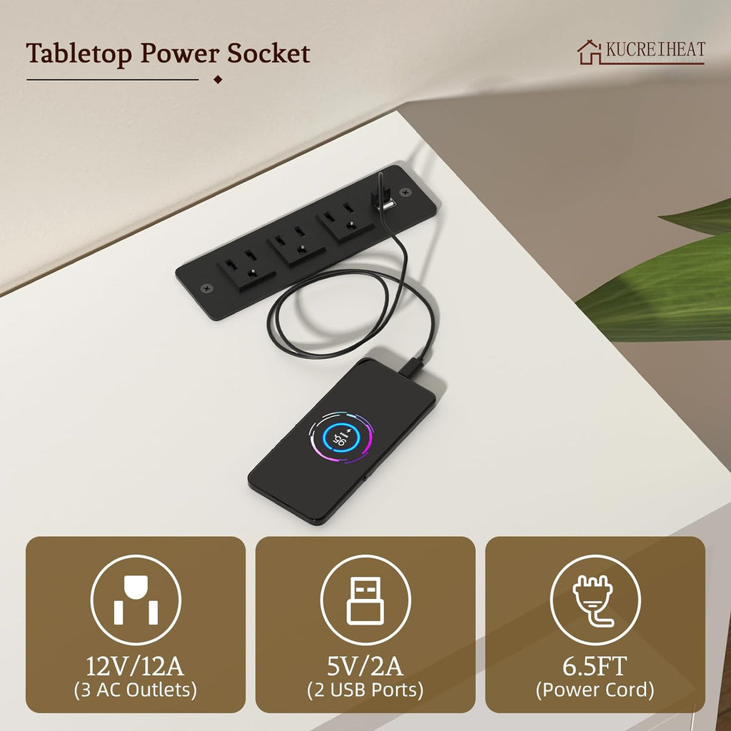 70'' TV Stand with 36'' Fireplace-LED Light Entertainment Center for 75+ inch TV-White TV Cabinet with Storage, Modern TV Console for Living Room - Grand Goldman