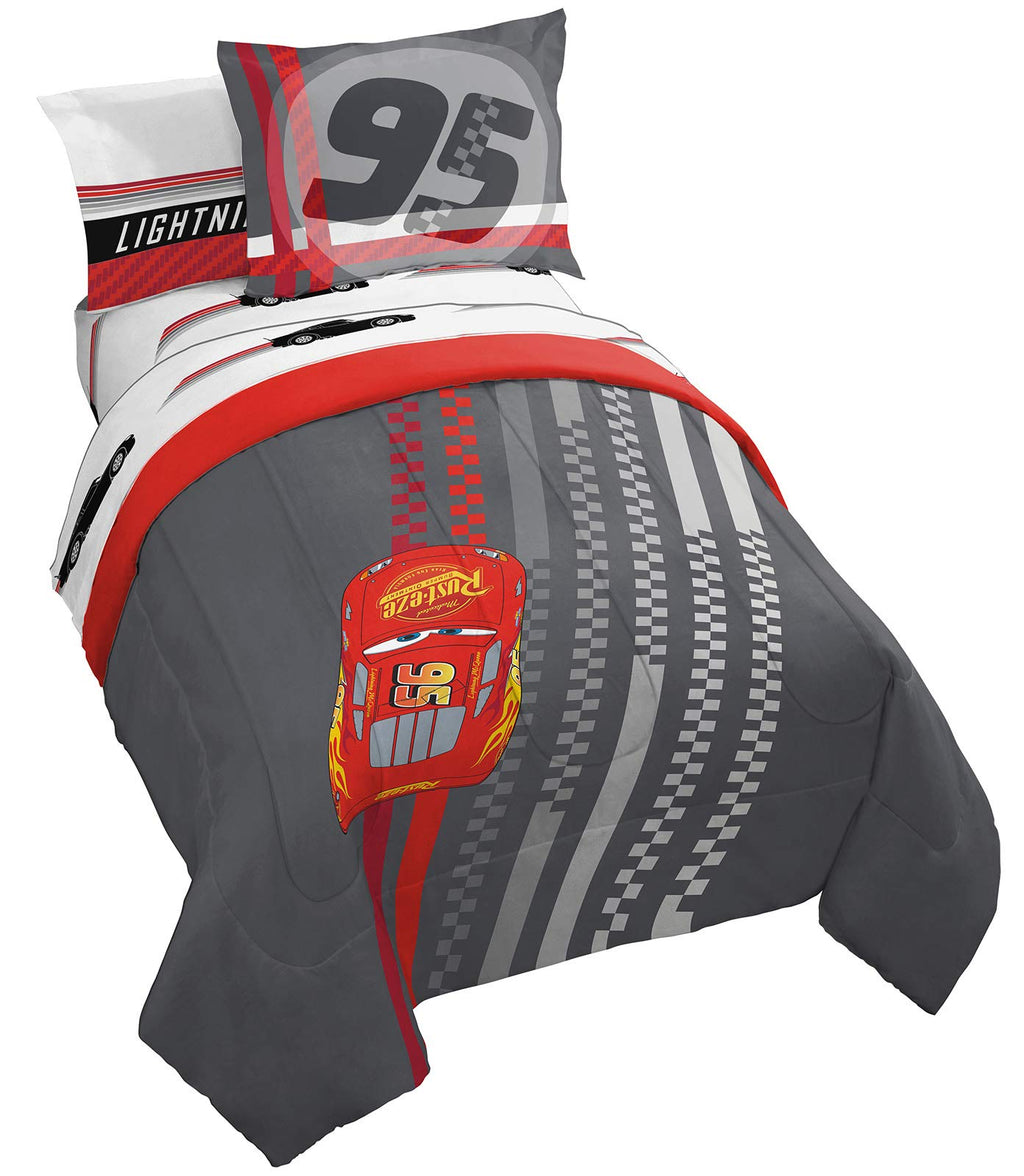 Jay Franco Minecraft Animal Patch 5 Piece Twin Bed Set - Includes Comforter & Sheet Set Bedding - Super Soft Fade Resistant Microfiber (Official Minecraft Product)