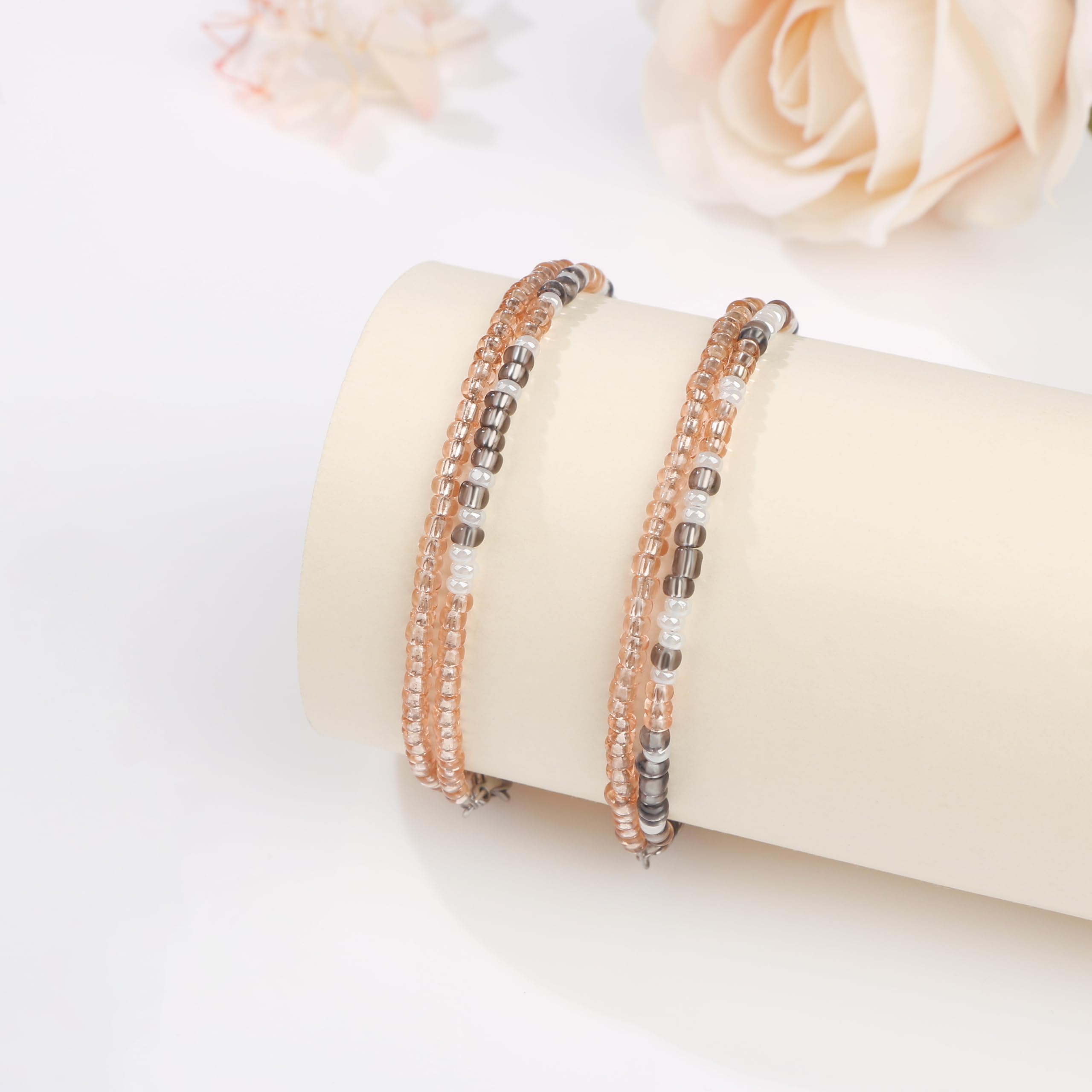 Bracelets JoycuFF en code Morse pour femmes Cadeaux inspirants pour femmes, bijoux superposés pour fille sœur meilleures amies petite amie anniversaire Saint-Valentin fête des mères cadeau de remise des diplômes