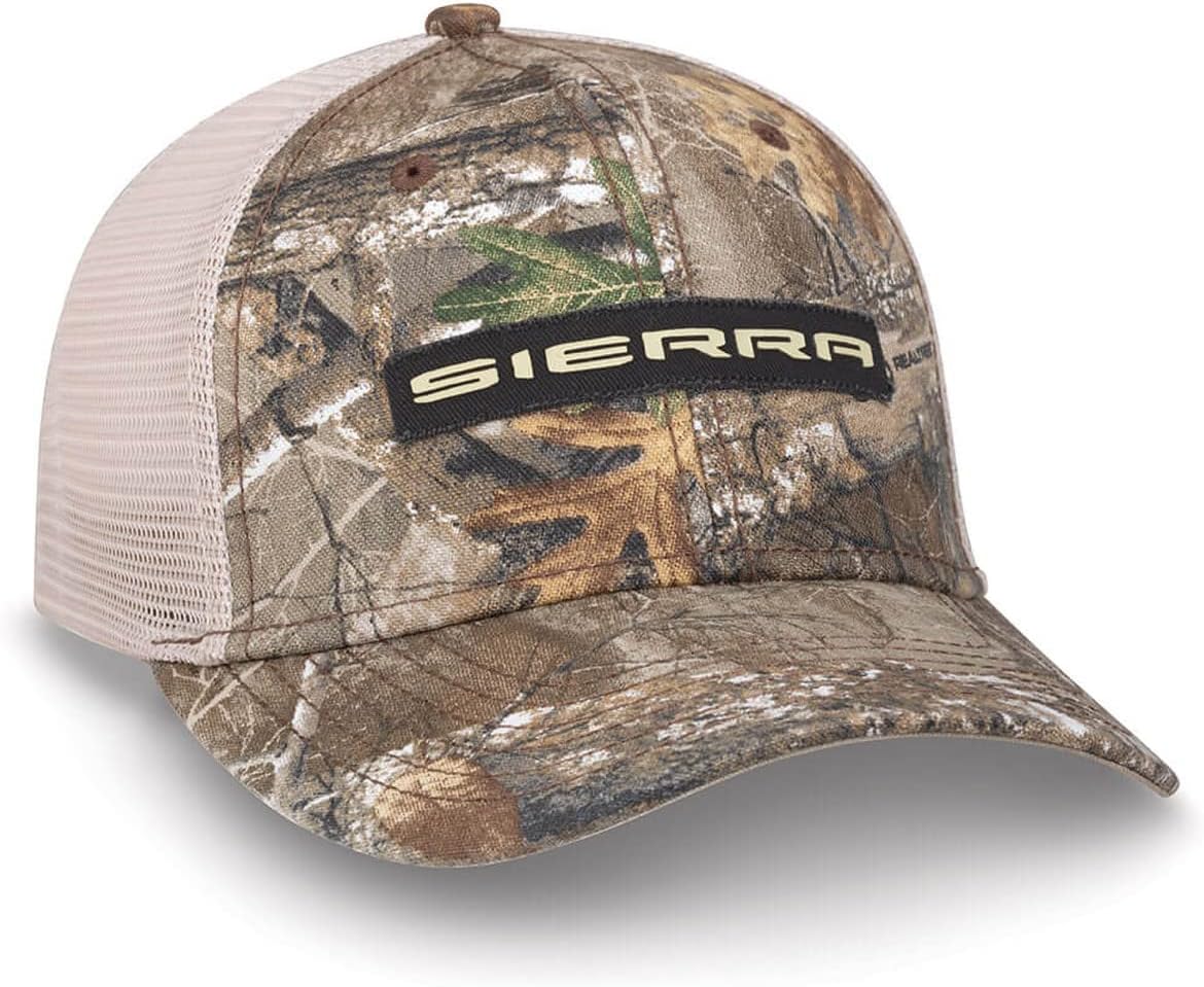 GMC Sierra Camo Hat - Realtree Edge Mesh Back Cap