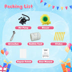 Bubble House aufblasbares PVC-Bubble-Zelt, kommerzielles 10FT Bubble mit UL-Gebläse & Pumpe für Kinder/Erwachsene, Party, Geschlechtsenthüllung, 10FT Durchmesser Bubble, 6FT Tunnel