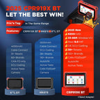 LAUNCH X431 CRP919XBT 2025 Wireless Bidirectional Scan Tool, ECU Coding, CANFD&DOIP, Full System Car Diagnostic Tool, FCA AutoAuth, V.A.G Guided, 35+ Resets, 2 Years Free Update