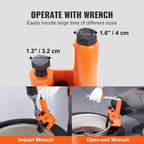 VEVOR Manual Tire Bead Breaker, 38"-42" Tires Changer Tool with Rubber Pad, Protect Aluminum Alloy Hubs, Easy-Operated Tire Repair Tool for ATVs/UTVs, Tractors, Trucks, Cars, Heavy Duty Tires