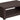 Flash Furniture Seneca Chocolate Brown Faux Rattan Coffee Table