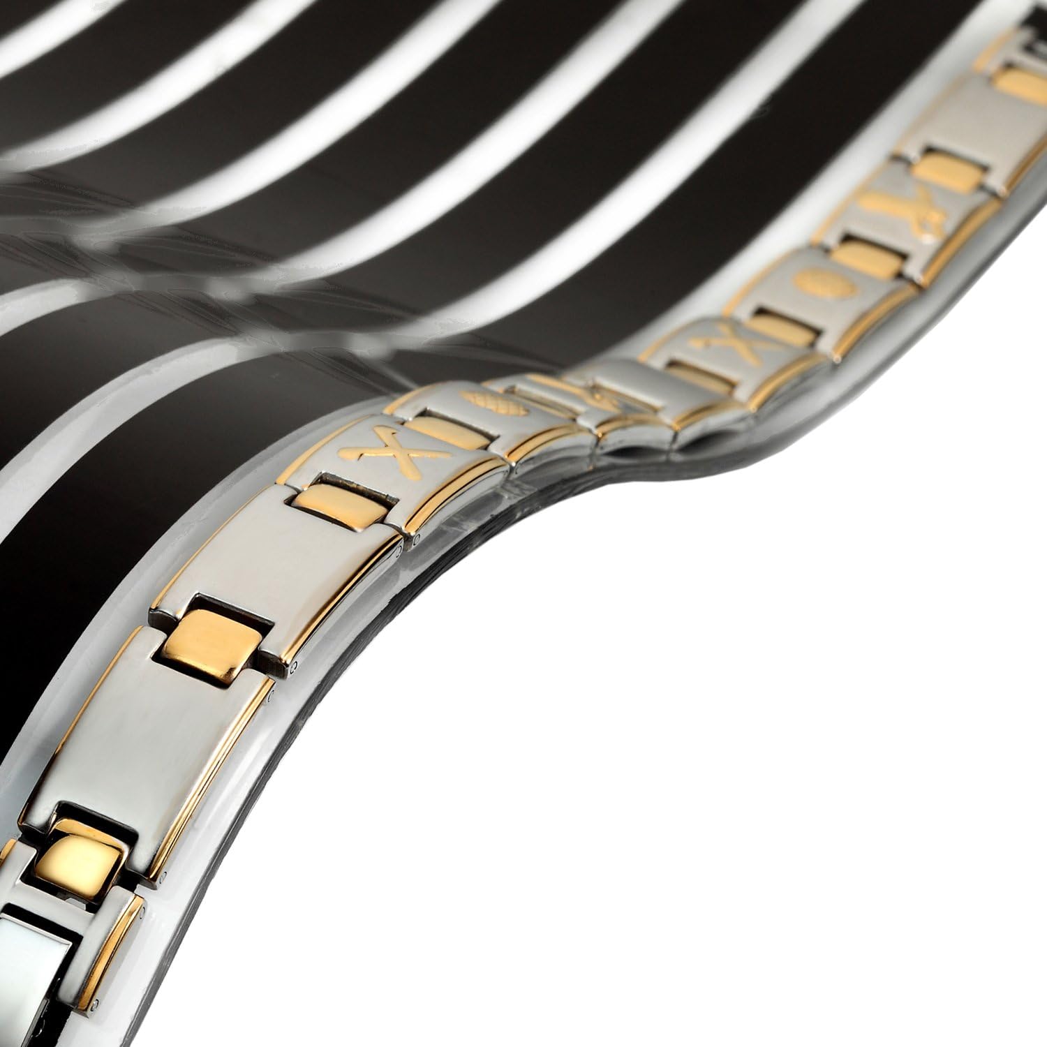 Urban Jewelry Men's Link Bangle Titanium Bracelet, Unique Design Bracelets, Matches any Attire Perfect for a Gift