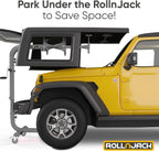 Hard Top Remover Lift for Jeep Wranglers: 2007-to-Present JK/JKU/JL/JLU + CJ, 2&4 Door + Lifted Jeeps. Quick & Easy Assembly. One Person System. Hardtop Removal/Installation in Minutes. Patented
