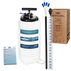 FIRSTINFO A1106USY3 Patented 15L / 3.9 Gallon Pneumatic/Manual Oil Vacuum Extractor | Oil Change Pump | 47 Inch Tube | Taiwan