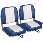 Leader Accessories A Pair of New Low Back Folding Boat Seats(2 seats)