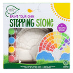Creative Roots Paint Your Own #1 Dad Stepping Stone, Paintable Ceramic 7 in. Stone, Includes 6 Acrylic Paints & Paintbrush, Great Arts and Crafts for Kids Ages 8-12, Father's Day Gift