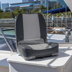 Leader Accessories Classic Low Back Folding Boat Seat