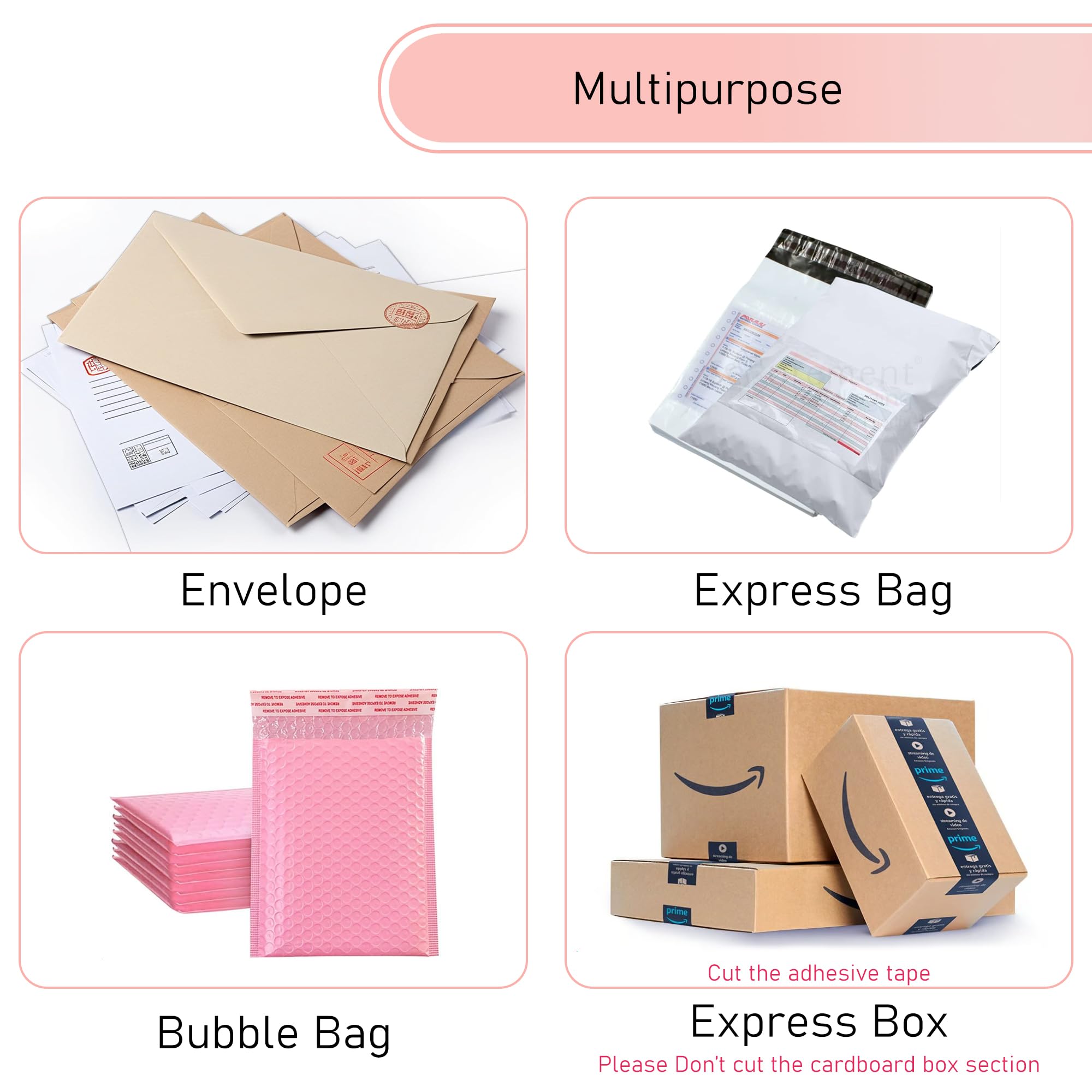 6-pak Macarons kuvertåbner - brevåbner kuvertskærer med sikker skjult skarp klinge til kvinder, mænd, kontorarbejdere, kandidatstuderende. Brevåbner til hjemmet, kontoret, postvæsenet