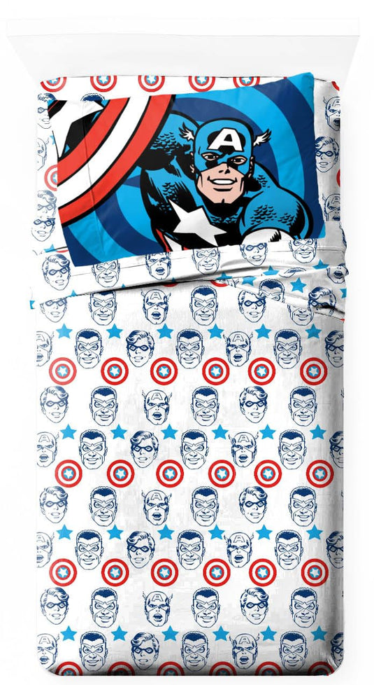 Jay Franco Marvel Spidey and His Amazing Friends Team Spidey Twin Size Sheet Set - 3 Piece Set Super Soft and Cozy Kid’s Bedding - Fade Resistant Microfiber Sheets (Official Marvel Product)