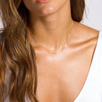 Colar de Corrente Caixa Espelhada de Ouro Maciço Real 10k da Jewelry Affairs, 0,6mm (20 Polegadas, Ouro Amarelo)