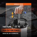 EWK 6.5L Manual Oil Extractor Pump for Oil Change, Fluid Evacuators for Cars, Boats, Jet Skies, Lawnmowers, Quick Oil Drain in 10 Pumps