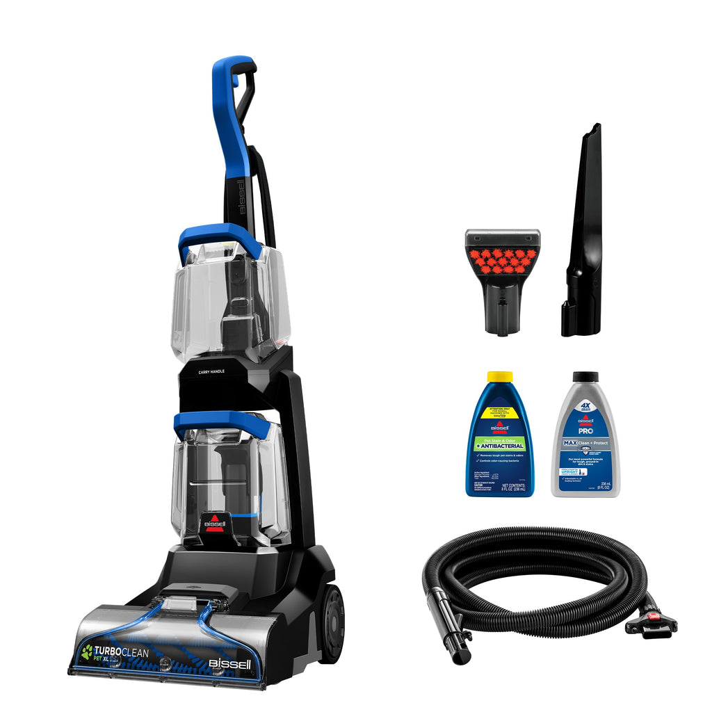 BISSELL TurboClean, Upright Carpet Cleaner, Pro Max Clean & Protect + Oxy Urine Eliminator Formula Included, 3952