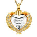shajwo Cremation Heart Urn Necklace Ashes Jewelry for Women Men Keepsake Pendant Memorial Locket Ash Holder