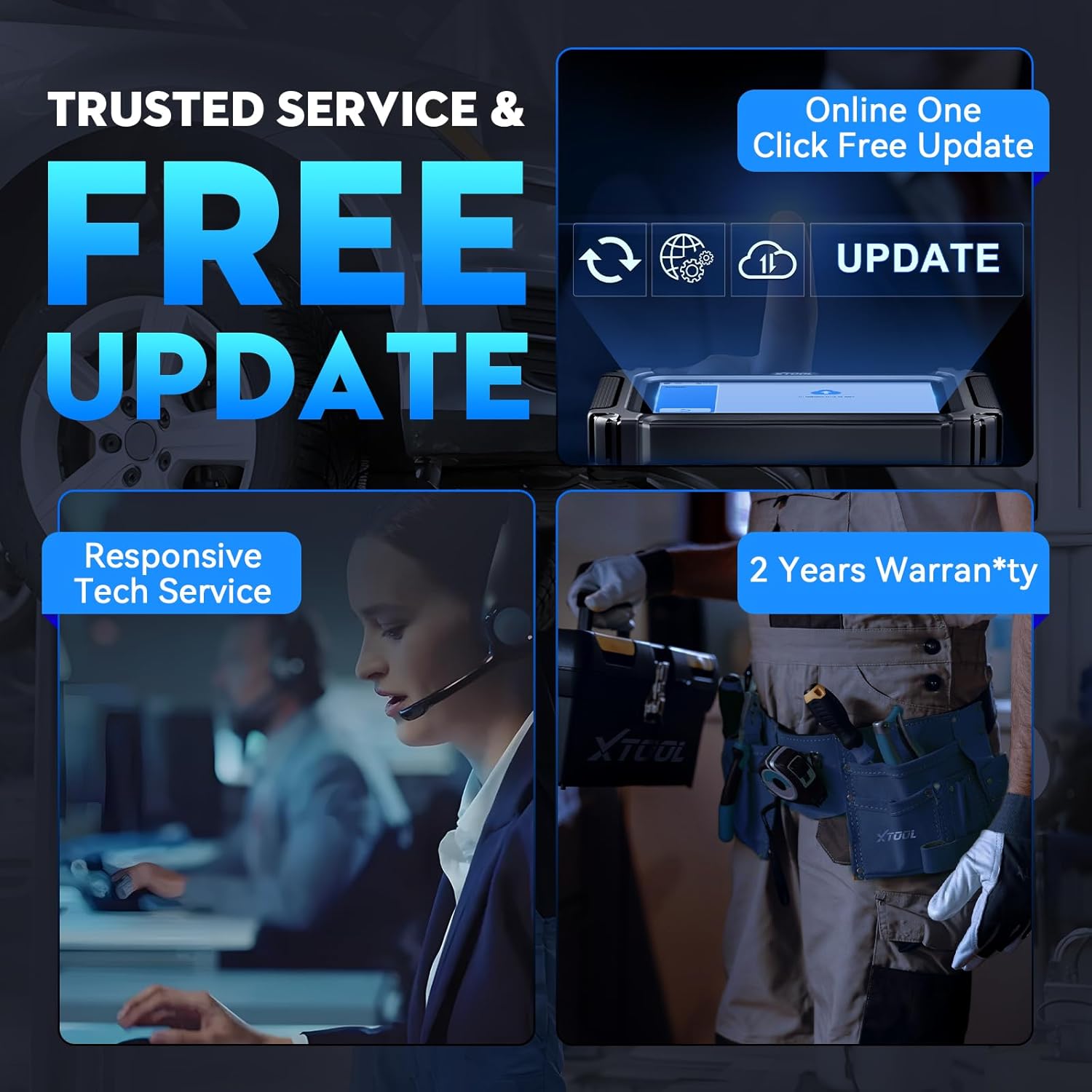 XTOOL D6S OBD2 Scanner Diagnostic Tool, 2025 Car Scanner with 30 Resets, All System Scan Tool with FCA & CAN FD, ABS Bleed, Gearbox Match, Crank Sensor Relearn, Lifetime Update, Upgraded of D5S