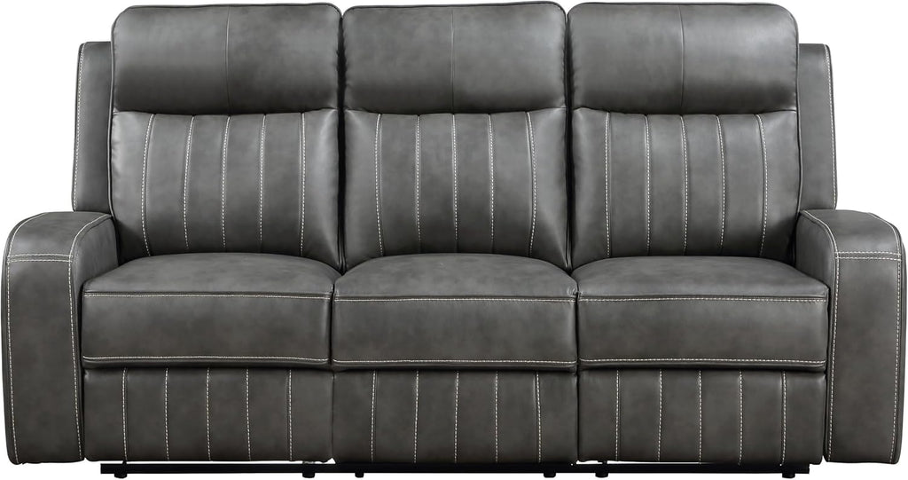 Coaster Home Furnishings Raelynn 2-Piece Upholstered Motion Reclining Sofa Set Grey