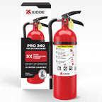 Kidde Commercial-Grade Fire Extinguisher for Office, Schools, Rechargeable, 2A10BC, 2 Pack