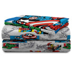 Jay Franco Marvel Spidey and His Amazing Friends Team Spidey Twin Size Sheet Set - 3 Piece Set Super Soft and Cozy Kid’s Bedding - Fade Resistant Microfiber Sheets (Official Marvel Product)