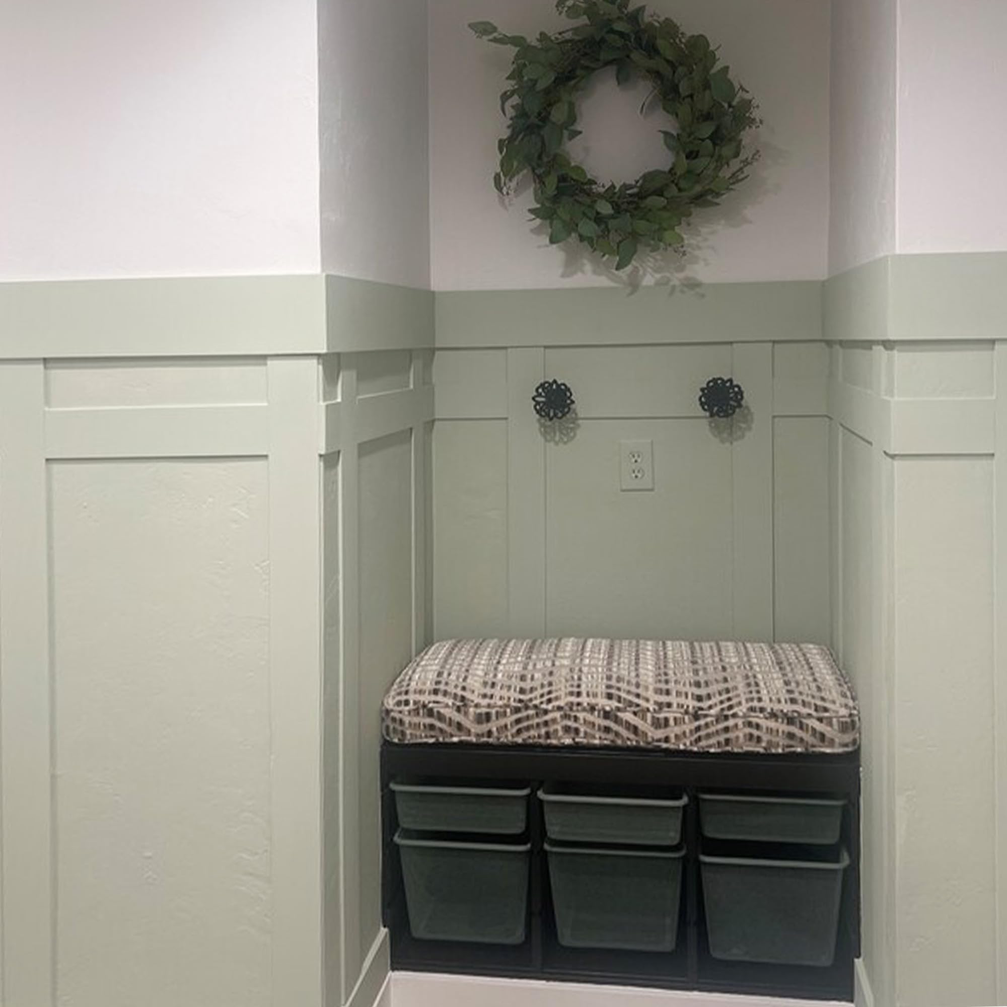 The Millwork Outlet Primed Board and Batten Wainscoting Kit