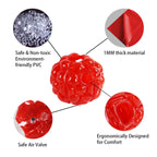 SUNSHINEMALL 2er Pack aufblasbare Stoßkugeln für Kinder Riesiger Zorb-Ball Sumo-Bälle Menschen-Hamsterball Blasenbälle für Erwachsene Ganzkörper-Buddy Outdoor-Spielzeug für Kinder (36" Rot)
