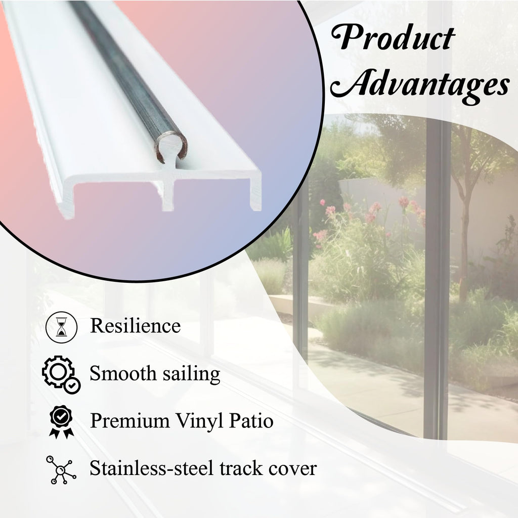 CBW Doors Sliding Doors Double Panel Track (1, 72 Inch)