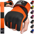 WYOX Gel Boxing Hand Wraps Inner Gloves for Men & Women, 80cm Quick Wrist Straps, Padded Knuckle Protection for Muay Thai Kickboxing, Hand Wraps for Boxing & Martial Arts