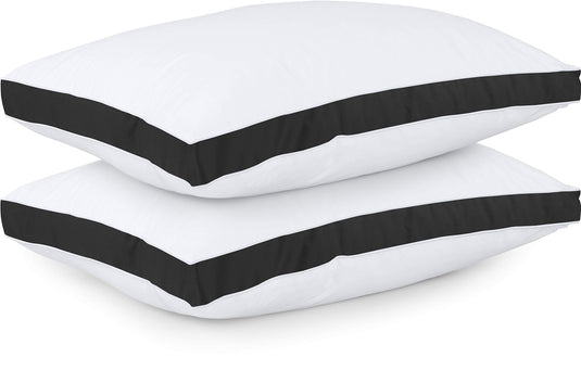 Utopia Bedding Bed Pillows for Sleeping Queen Size (White), Set of 2, Cooling Hotel Quality, Gusseted Pillow for Back, Stomach or Side Sleepers