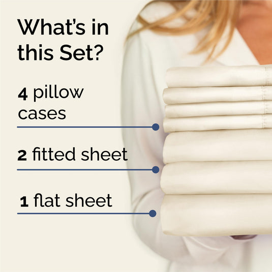 King 6 Piece Sheet Set - Breathable & Cooling Bed Sheets - Hotel Luxury Bed Sheets for Women, Men, Kids & Teens - Comfy Bedding with Deep Pockets & Easy Fit - Soft and Wrinkle Free - King White Sheets