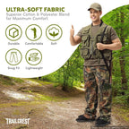 شلوار راحتی شکار با ته باز TrailCrest توسط Treel Highland Timber، طرح استتار، سایز 2X