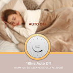 Coperta Elettrica Riscaldata Plaid con 5 Livelli di Riscaldamento e Spegnimento Automatico dopo 4 Ore, Plaid Riscaldato 50"x60" con Certificazione ETL e FCC per Casa e Ufficio, Lavabile in Lavatrice, Grigio Scuro