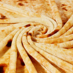 Bnuitland Burritos Tortilla Blanket, 300GSM Double Sided Giant Funny Gift Throw with Pouch, Realistic Novelty Super Soft Sofa Yellow Taco Food Blanket for Kids/Pets and Adults